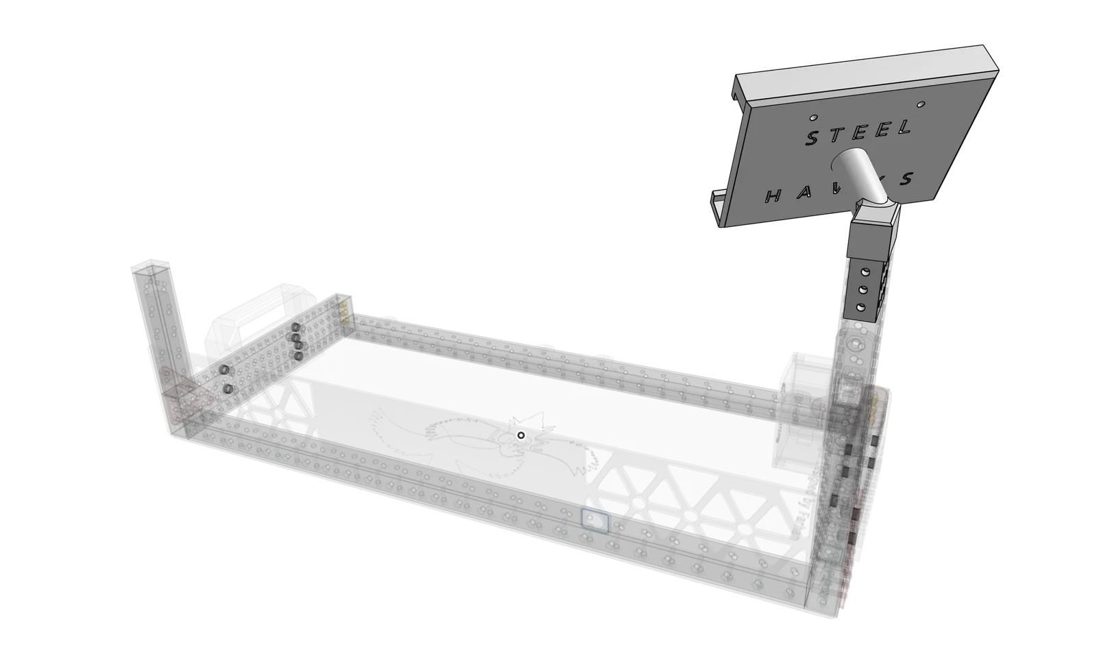 Driver Station — Display mount highlighted