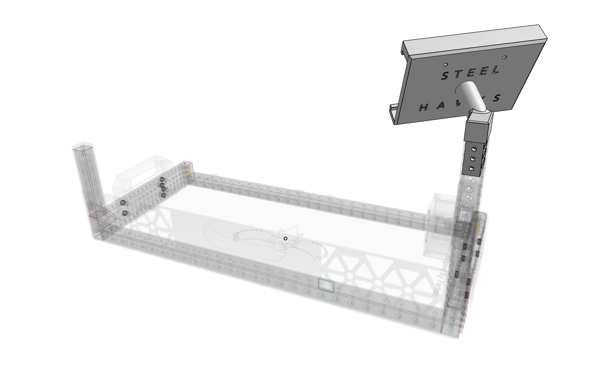 Driver Station — Display mount highlighted