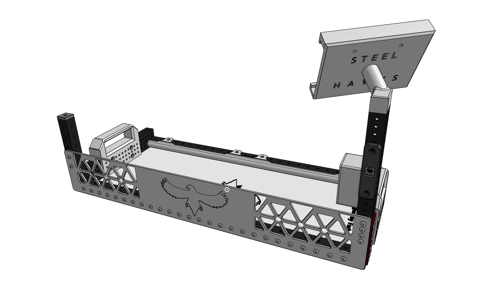 The finished PITCREW driver station, fully assembled